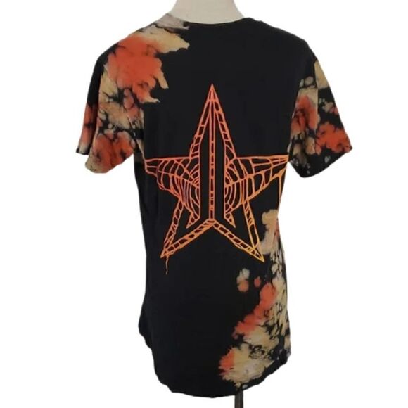 Jefree Star Cosmetics Black Tie Dye Logo Tee Shirt - Picture 2 of 7